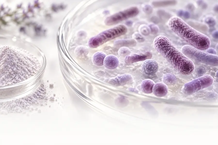 Scientific visualisation of probiotic bacteria