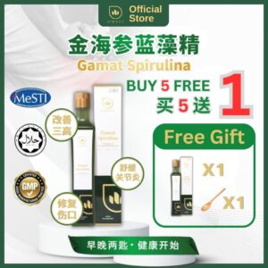 【BUY 5 FREE 1】 D'WELL  OFFICIAL Gamat Spirulina 金海参蓝藻精500ML